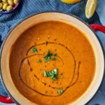 pinterest photo of turkish lentil soup.