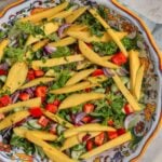pin for mango summer salad.
