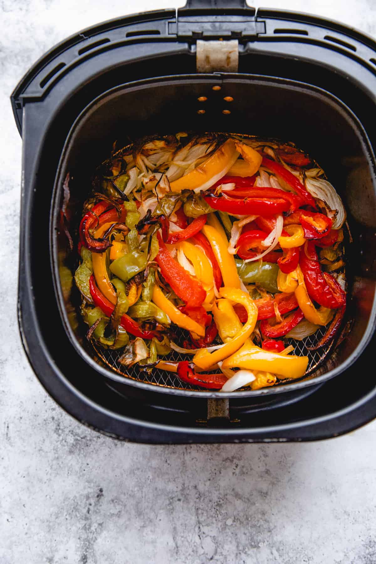 Air Fryer Bell Peppers Every Little Crumb easy fajita veggies