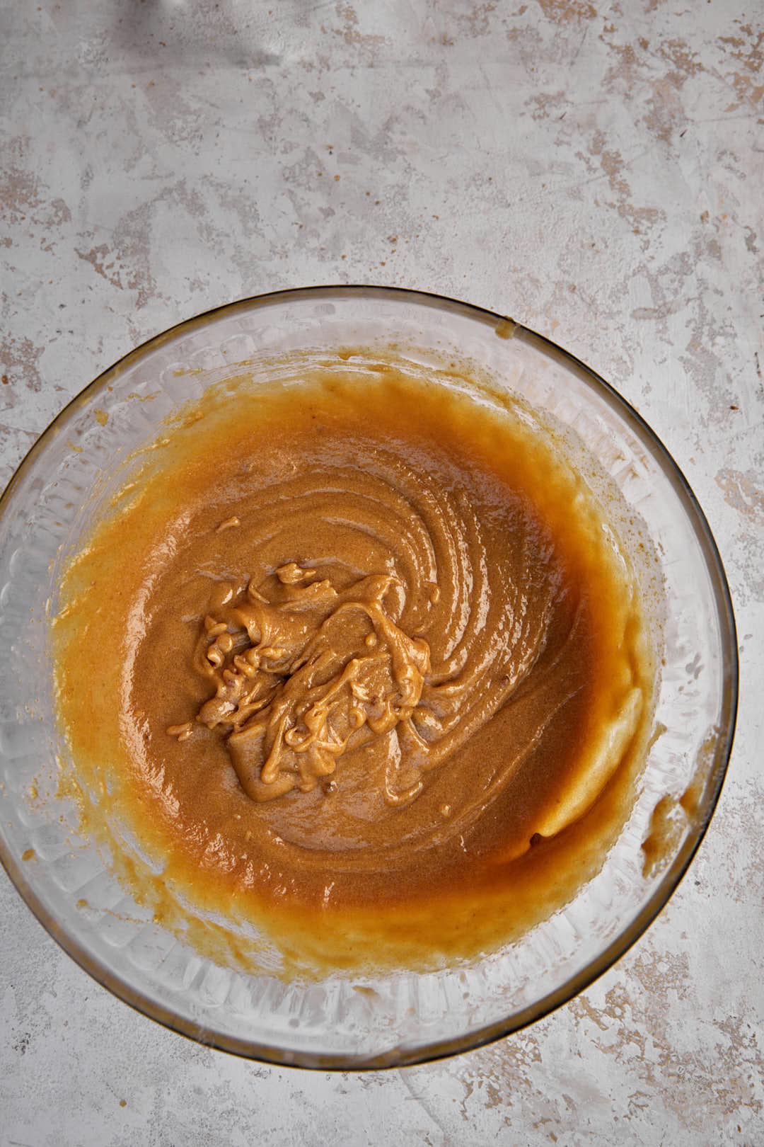almond croissant cookie dough in a bowl.