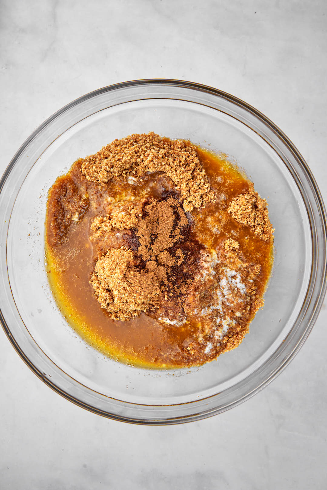 biscuit crumbs and melted butter in food processor.