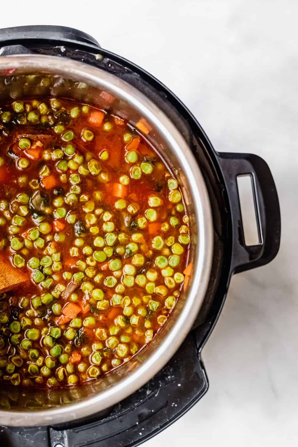 Bazella - Every Little Crumb Middle Eastern Pea Stew- Every Little Crumb