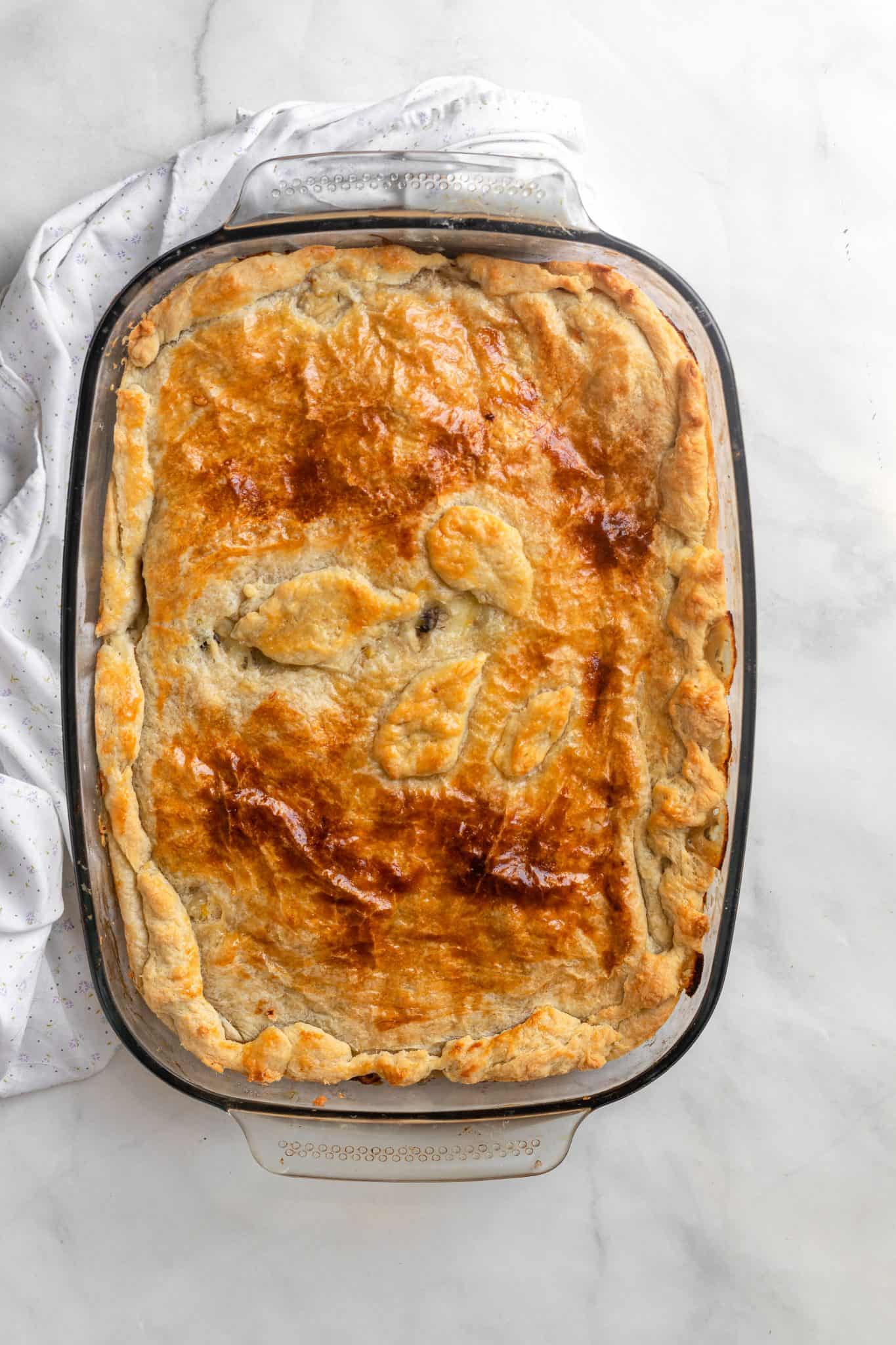 Puff Pie Chicken Mushroom Pie - Every Little Crumb with puff pastry- Every ...