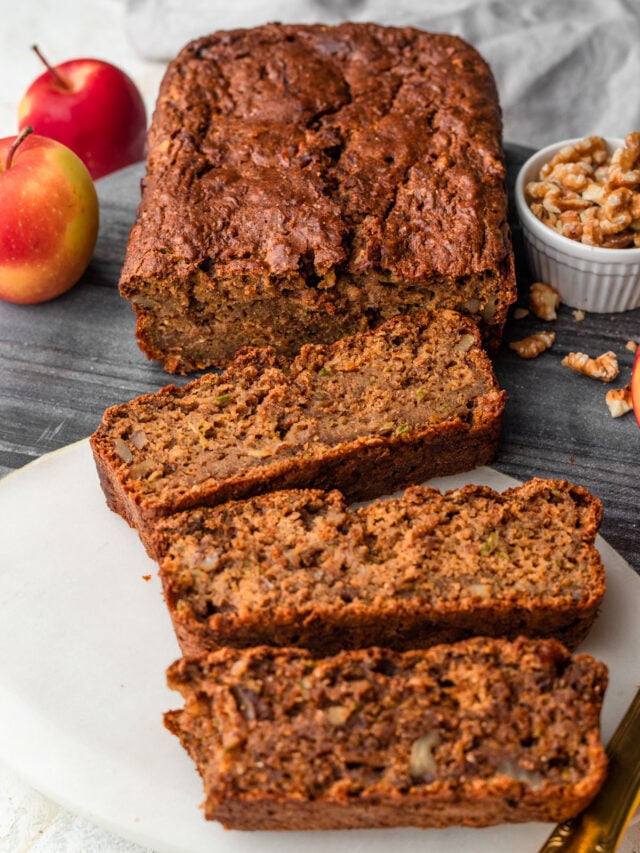 Healthy Apple Zucchini Cake