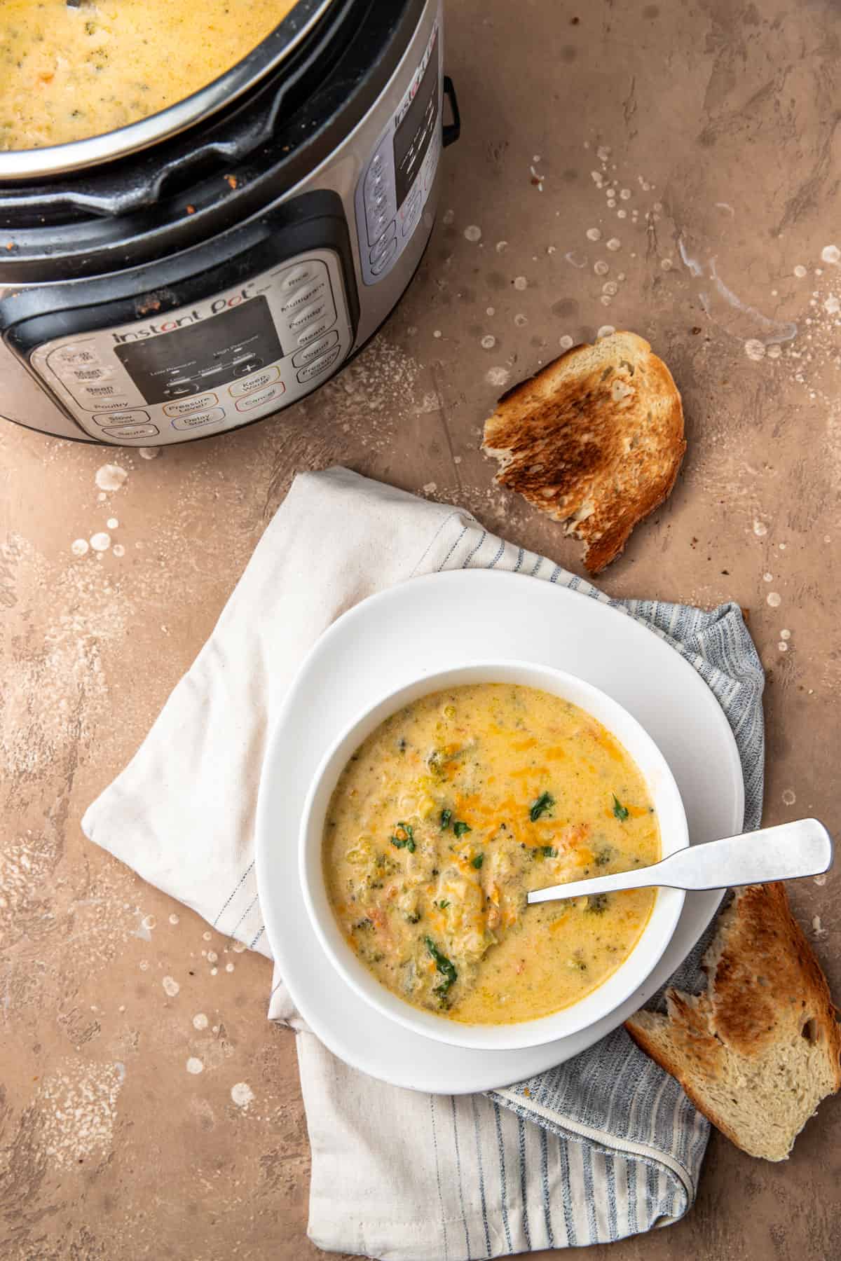 Instant Pot Panera Broccoli Cheddar Soup Every Little Crumb Every Little Crumb
