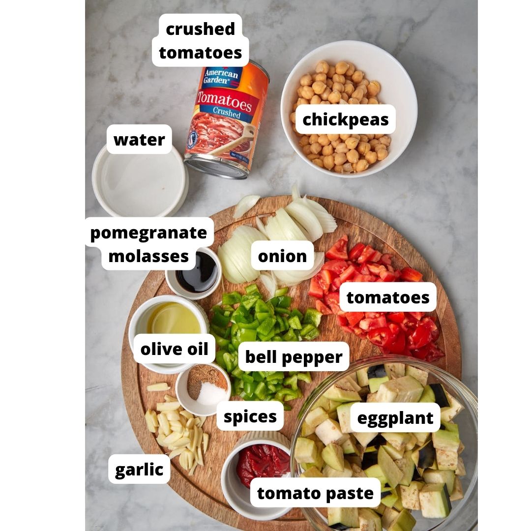 ingredients needed to make lebanese moussaka.