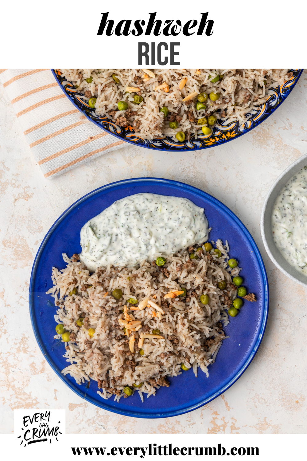 Lebanese Spiced Rice - Hashweh - Every Little Crumb