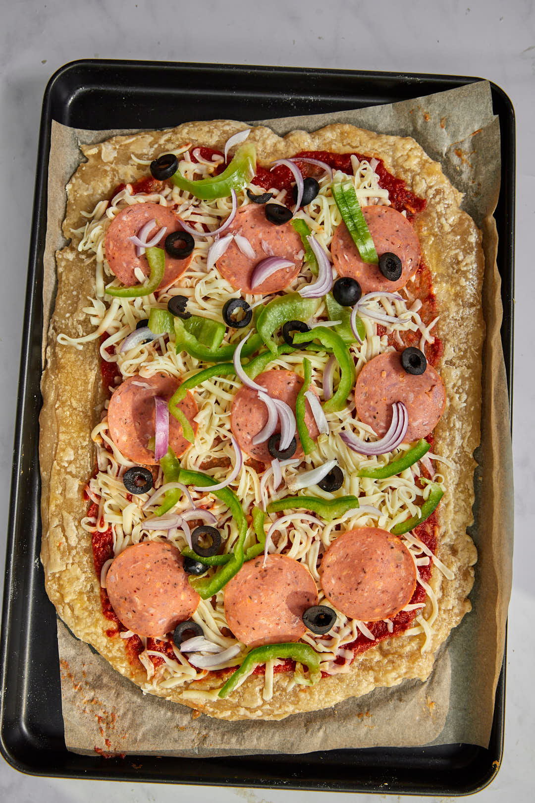 pizza toppig