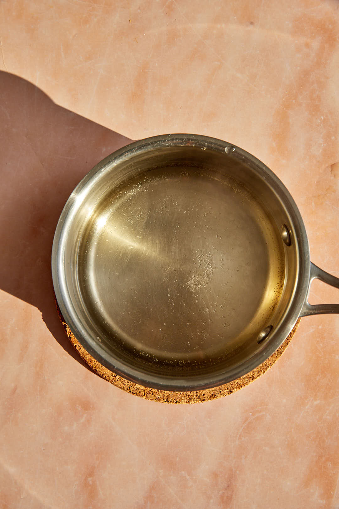 sugar syrup in medium saucepan.